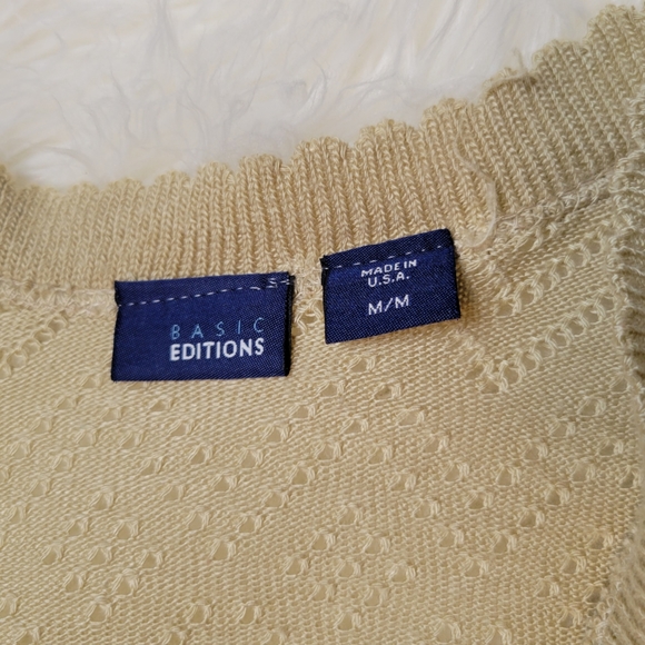 Basic Editions | Khaki Lightweight Sweater - Picture 2 of 7